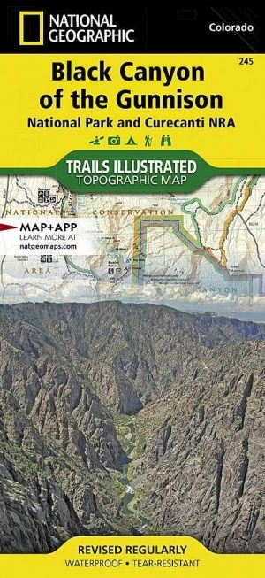Wandelkaart 245 Black Canyon of the Gunnison NP - Natgeo