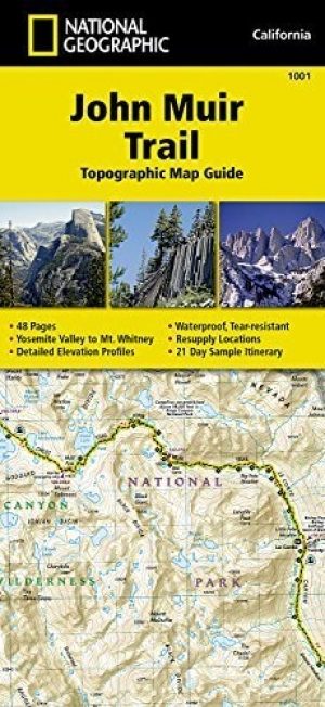 Wandelkaart 1001 - John Muir Trail - Nat Geo