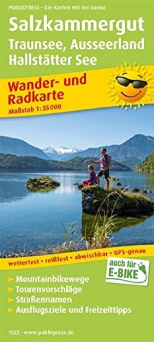 Wandelkaart & Fietskaart Salzkammergut & Traunsee - Publipress