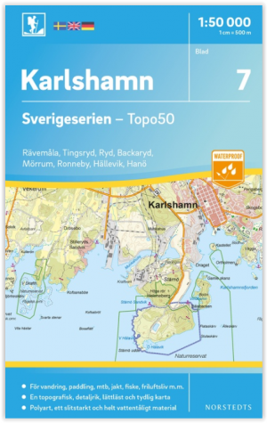 Wandelkaart 07 Sverigeserien Karlshamn - Norstedts