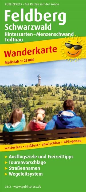 Wandelkaart 213 Feldberg Zwarte Woud - Publipress