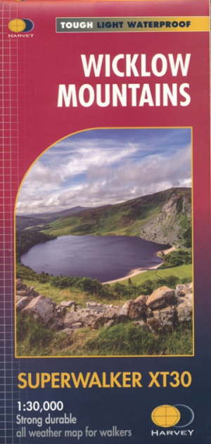 Wandelkaart XT30 Wicklow Mountains - Harvey Maps