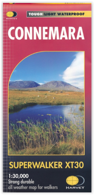 Wandelkaart XT30 Connemara NP - Harvey Superwalker Maps