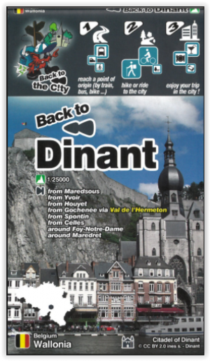Wandelkaart C08 - Dinant - Mini Planet