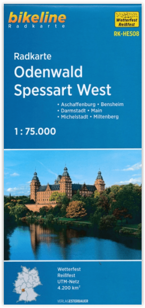 Fietstourkaart Odenwald & Spessart - Estenbauer