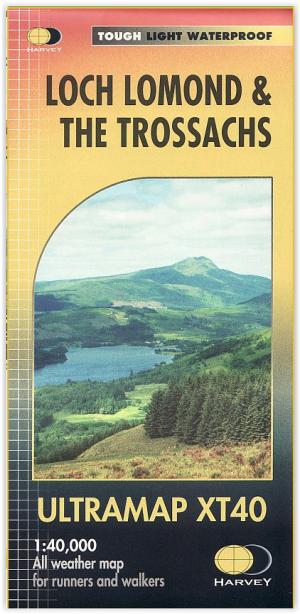 Wandelkaart XT40 - Loch Lomond & The Trossachs - Harvey Maps
