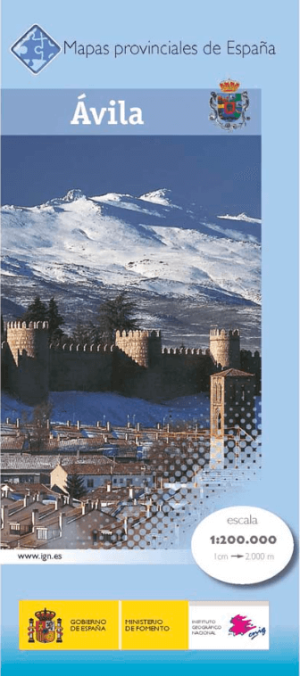 Landkaart Wegenkaart 06 Mapa Provinciales Ávila - CNIG