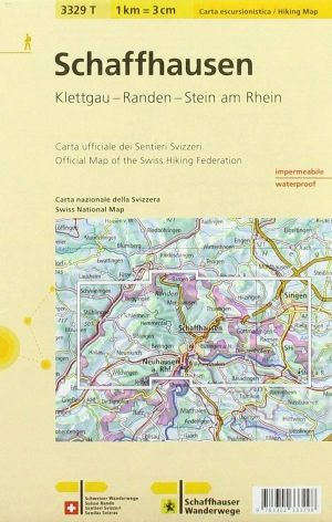 Wandelkaart 3329 T Schaffhausen - Swisstopo