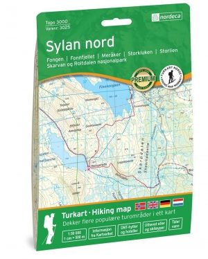 Wandelkaart 3025 Sylan Nord Noorwegen - Nordeca AS
