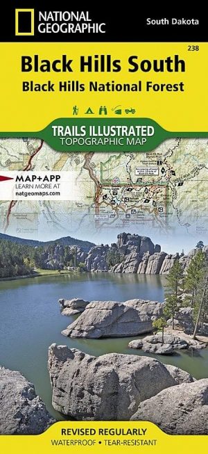 Wandelkaart 238 Black Hills National Forest SD-South - Nat Geo