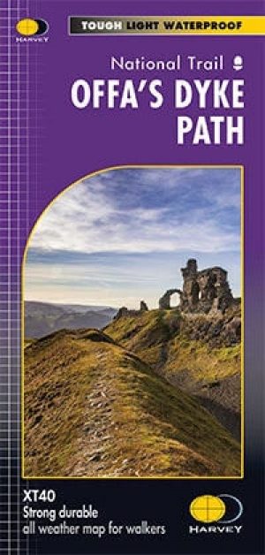 Wandelkaart XT40 Offa's Dyke Path - Harvey Maps
