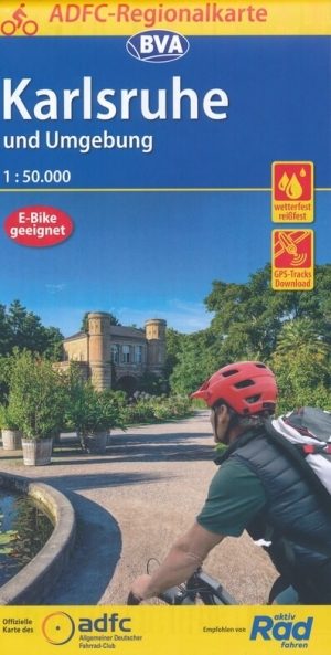Fietskaart Karlsruhe & omgeving - ADFC