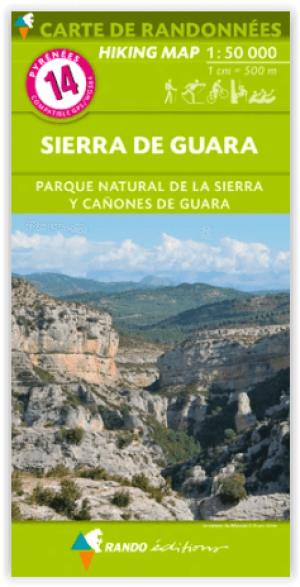 Wandelkaart 14 Sierra de Guara - PN Sierra y Canones de Guara