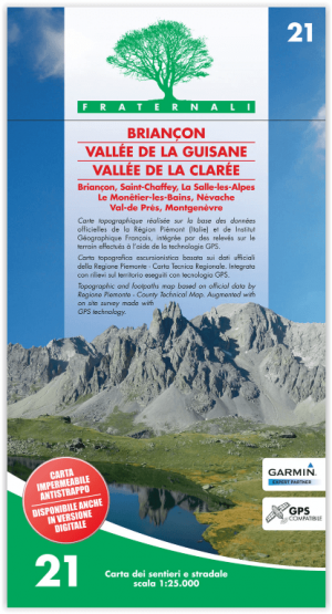 Wandelkaart 21 Briançon - Vallée de la Guisane- Fraternali Ed