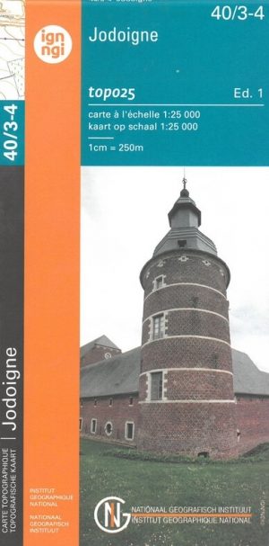 TOPO Wandelkaart 40/3-4 Jodoigne & Jauche - NGI