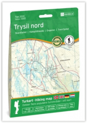 Wandelkaart 3043 Trysil Nor-Noord - Nordeca AS