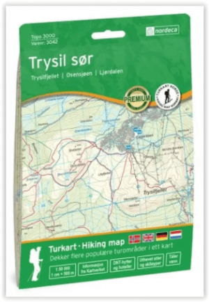 Wandelkaart 3042 Trysil Sor - Zuid - Nordeca AS