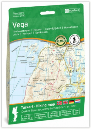 Wandelkaart 3030 Vega Noorwegen - Nordeca AS