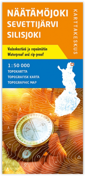 Wandelkaart 006 Näätämöjoki - Sevettijärvi Silisjoki - Karttakeskus