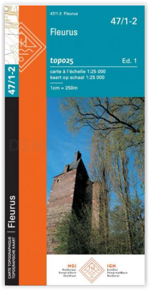 TOPO Wandelkaart 47/1-2 Fleurus - NGI