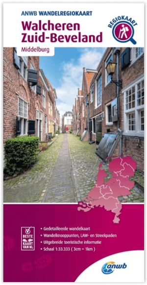Wandelregiokaart 113 Walcheren & Zuid-Beveland Zeeland - Anwb