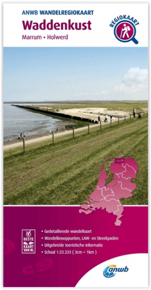 Wandelregiokaart 110 Waddenkust Friesland - Anwb