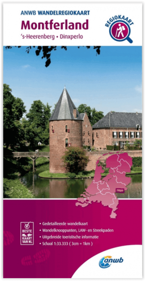 Wandelkaart 075 Montferland Gelderland - Anwb