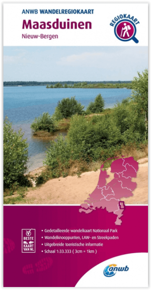Wandelregiokaart 068 De Maasduinen NP - Anwb