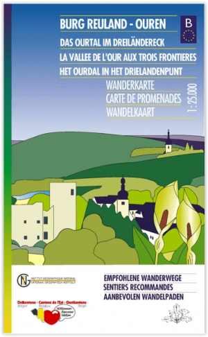 Wandelkaart Burg Reuland & Ouren - NGI