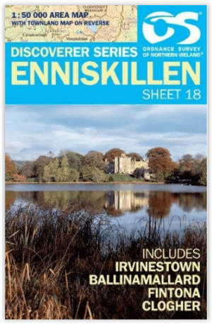 Wandelkaart 18 Discoverer Enniskillen & Irvinestown - OSNI