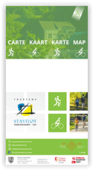 Wandelkaart Stavelot- Francorchamps & Coo - NGI