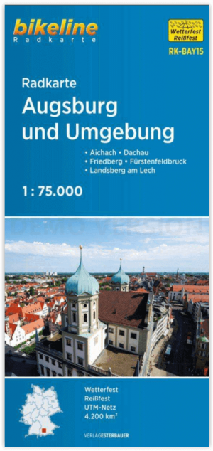 Fietskaart Augsburg & omgeving - Estenbauer