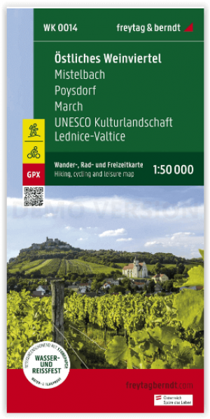 Wandelkaart Ostliches Weinviertel - F&B