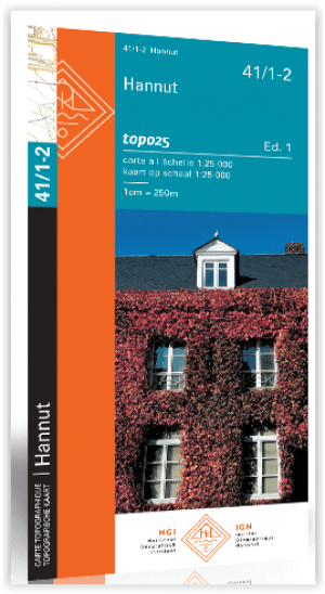 TOPO Wandelkaart 41/1-2 Hannut & LIège-Luik - NGI