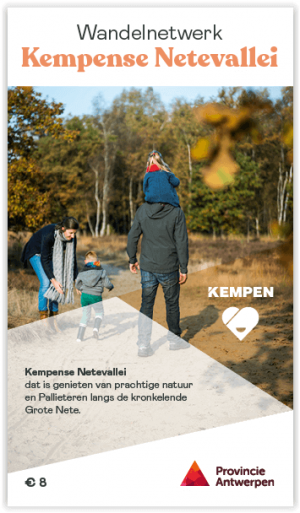 Wandelkaart Kempense Netevallei knooppunten - Antwerpen