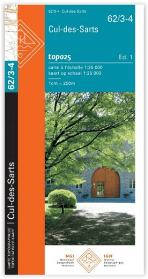 TOPO Wandelkaart 62/3-4 Cul-des-Sarts - Couvin Namur - NGI