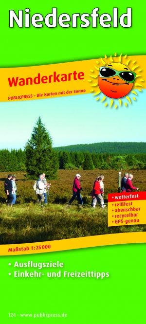 Wandelkaart 124 Niedersfeld- Publipress