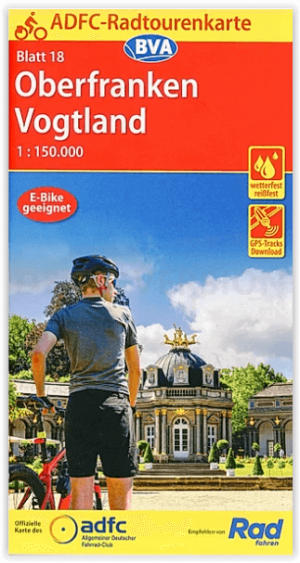 Fietskaart 18 Oberfranken - Vogtland - ADFC