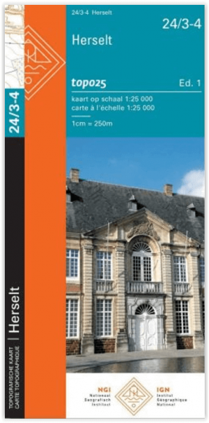 TOPO Wandelkaart 24/3-4 Herselt - NGI