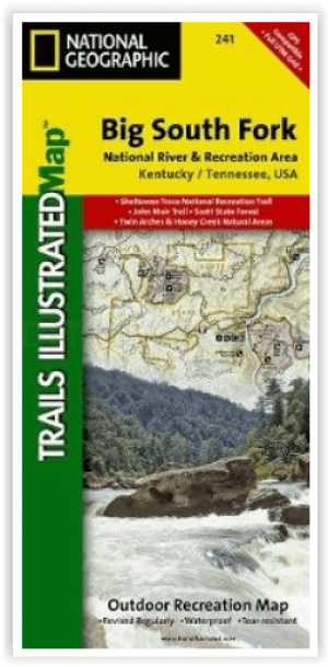 Wandelkaart 241 Big South Fork National Recreation Area - Nat Geo
