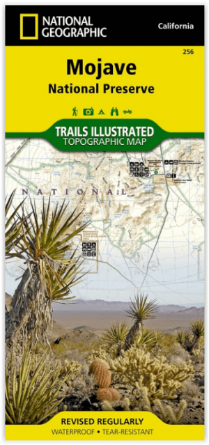 Wandelkaart 256 Mojave National park California - Nat Geo