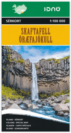 Wandelkaart S20 Skaftafell Nationaal park IJsland - Ferdakort
