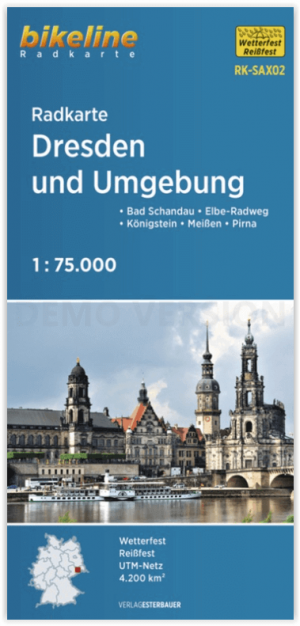 Fietstourkaart Dresden & omgeving - Estenbauer