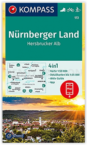 Wandelkaart 172 Nürnberger Land - Kompass