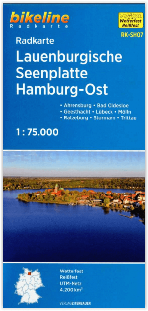 Fietskaart Lauenburgische Seenplatte Hamburg - Estenbauer