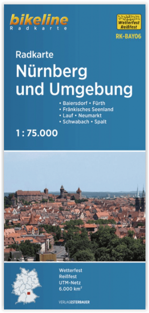 Fietskaart Radkarte Nürnberg & umg. - Estenbauer