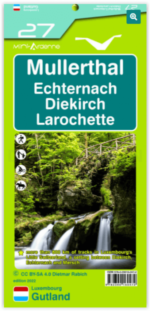 Wandelkaart 27 Mullerthal - Mini Ardenne