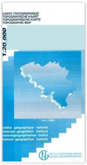 TOPO Wandelkaart 23/1-2 Dendermonde - NGI