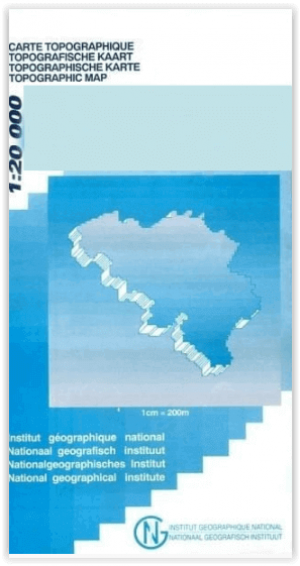 TOPO Wandelkaart 37/1-2 Estaimpuis - NGI