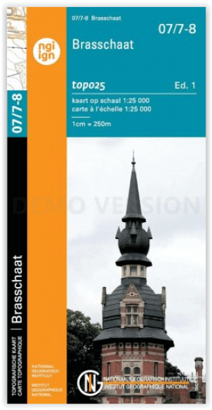 TOPO Wandelkaart 07/7-8 Brasschaat - NGI